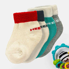 Load image into Gallery viewer, Heelium Bamboo Baby Socks - 4 Pairs