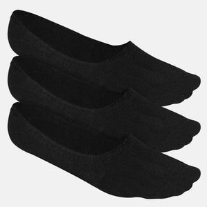 Bamboo No Show Socks for Men (Solid) - Pack of 3