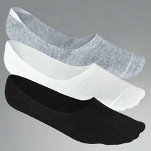 Load image into Gallery viewer, Heelium Bamboo No Show Socks for Men (Solid) - Pack of 3