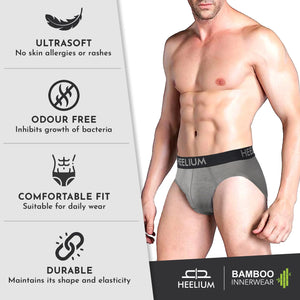 Heelium Bamboo Underwear Brief for Men - Pack of 1