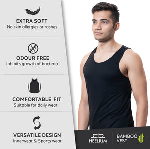 Bamboo Vest for Men - Pack of 2