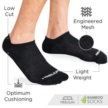 Load image into Gallery viewer, Heelium Bamboo Zero Socks for Men - 6 Pairs