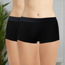 Load image into Gallery viewer, Heelium Bamboo Underwear Boyshorts  for Women - Pack of 2