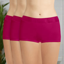 Load image into Gallery viewer, Heelium Bamboo Boyshorts Underwear for Women - Pack of 3
