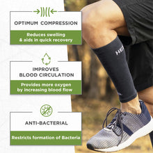 Load image into Gallery viewer, Heelium Bamboo Calf Compression Sleeve - Pack of 1