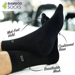 Bamboo Men Socks Combo - 6 Pairs