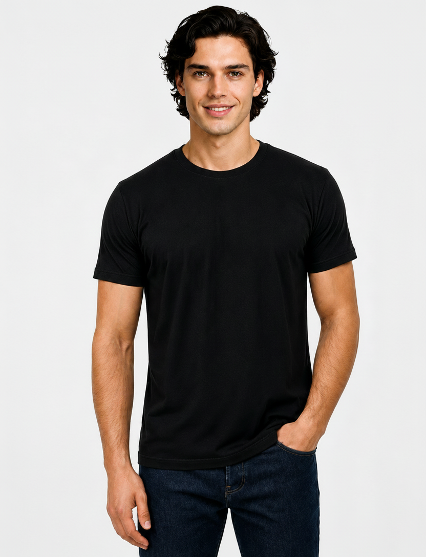 Heelium Bamboo Round Neck T-shirt for Men