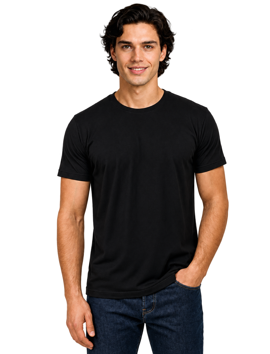 Heelium Bamboo Round Neck T-shirt for Men