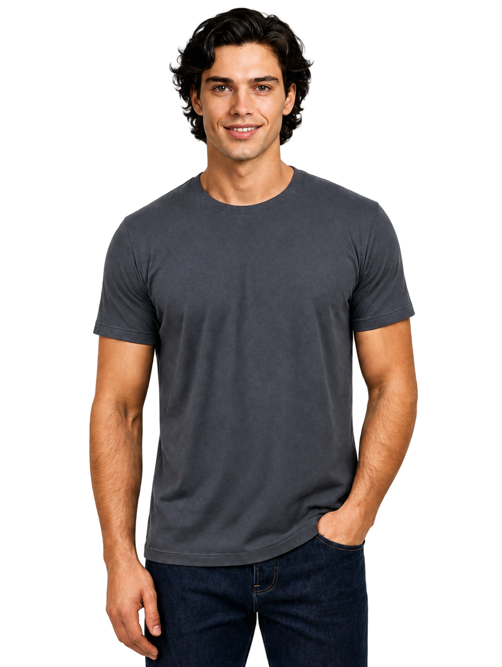 Heelium Bamboo Round Neck T-shirt for Men