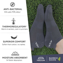 Load image into Gallery viewer, Heelium Bamboo Men Ankle Socks - 5 Pairs