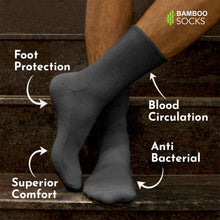 Load image into Gallery viewer, Heelium Bamboo Diabetic Socks - 3 Pairs