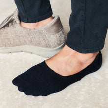 Load image into Gallery viewer, Heelium Bamboo No Show Socks for Men (Solid) - Pack of 3