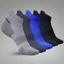 Load image into Gallery viewer, Heelium Bamboo Men Ankle Socks - 5 Pairs