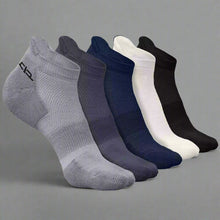 Load image into Gallery viewer, Heelium Bamboo Men Ankle Socks - 5 Pairs