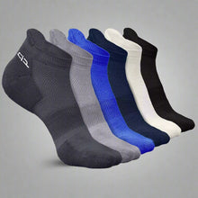 Load image into Gallery viewer, Heelium Bamboo Men Ankle Socks - 6 Pairs