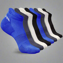 Load image into Gallery viewer, Heelium Bamboo Men Ankle Socks - 8 Pairs