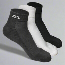 Load image into Gallery viewer, Heelium Bamboo Quarter Socks - 3 Pairs