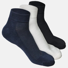 Load image into Gallery viewer, Bamboo Quarter Length Socks - 3 Pairs