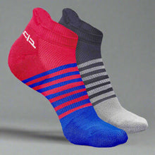 Load image into Gallery viewer, Heelium Bamboo Men Ankle Socks (Striped) - 2 Pairs