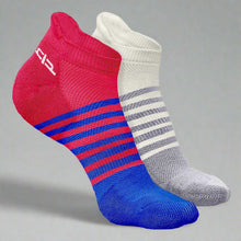 Load image into Gallery viewer, Heelium Bamboo Men Ankle Socks (Striped) - 2 Pairs