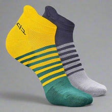 Load image into Gallery viewer, Heelium Bamboo Men Ankle Socks (Striped) - 2 Pairs