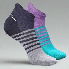 Load image into Gallery viewer, Heelium Bamboo Men Ankle Socks (Striped) - 2 Pairs