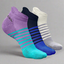 Load image into Gallery viewer, Heelium Bamboo Men Ankle Socks (Striped) - 3 Pairs