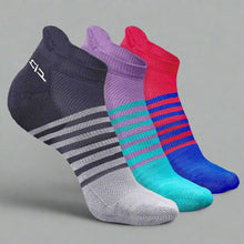 Load image into Gallery viewer, Heelium Bamboo Men Ankle Socks (Striped) - 3 Pairs