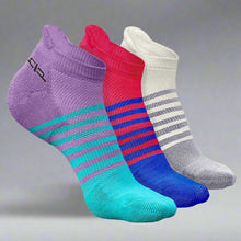 Load image into Gallery viewer, Heelium Bamboo Men Ankle Socks (Striped) - 3 Pairs
