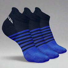 Load image into Gallery viewer, Heelium Bamboo Men Ankle Socks (Striped) - 3 Pairs