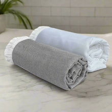 Load image into Gallery viewer, Heelium Bamboo Turkish Bath Towel - Set of 2