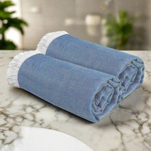 Load image into Gallery viewer, Heelium Bamboo Turkish Bath Towel - Set of 2
