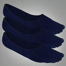 Load image into Gallery viewer, Heelium Bamboo No Show Socks for Men (Solid) - Pack of 3