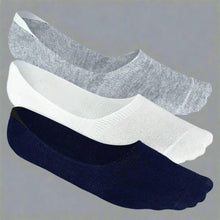 Load image into Gallery viewer, Heelium Bamboo No Show Socks for Men (Solid) - Pack of 3