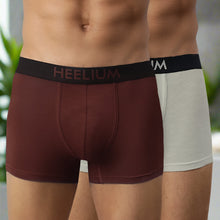 Load image into Gallery viewer, Heelium Bamboo Underwear Trunk For Men - Pack of 2