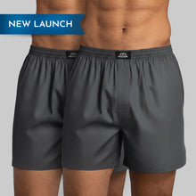 Load image into Gallery viewer, Heelium Bamboo Boxers For Men - Pack of 2
