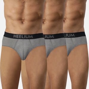 Heelium Bamboo Underwear Brief for Men - Pack of 3