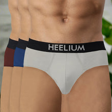 Load image into Gallery viewer, Heelium Bamboo Underwear Brief for Men - Pack of 3