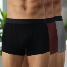 Load image into Gallery viewer, Heelium Bamboo Underwear Trunk For Men - Pack of 3