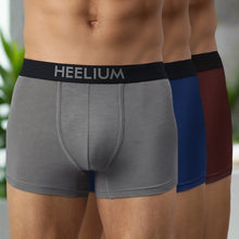 Load image into Gallery viewer, Heelium Bamboo Underwear Trunk For Men - Pack of 3