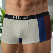 Load image into Gallery viewer, Heelium Bamboo Underwear Trunk For Men - Pack of 3