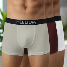 Load image into Gallery viewer, Heelium Bamboo Underwear Trunk For Men - Pack of 3