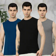 Load image into Gallery viewer, Heelium Bamboo Gym Vest for Men - Pack of 3