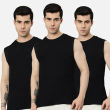 Load image into Gallery viewer, Bamboo Gym Vest for Men - Pack of 3