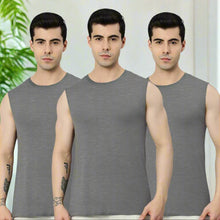 Load image into Gallery viewer, Heelium Bamboo Gym Vest for Men - Pack of 3