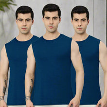 Load image into Gallery viewer, Heelium Bamboo Gym Vest for Men - Pack of 3