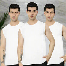 Load image into Gallery viewer, Heelium Bamboo Gym Vest for Men - Pack of 3