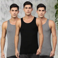 Load image into Gallery viewer, Heelium Bamboo Vest for Men - Pack of 3