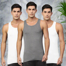 Load image into Gallery viewer, Heelium Bamboo Vest for Men - Pack of 3