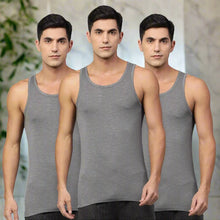Load image into Gallery viewer, Heelium Bamboo Vest for Men - Pack of 3